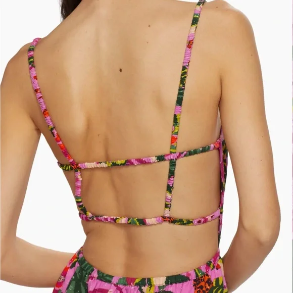 Farm Rio Leopard Forest Cotton Dress - Picture 3 of 6